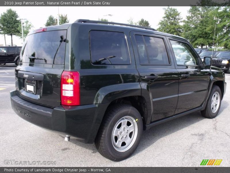 Natural Green Pearl / Dark Slate Gray 2010 Jeep Patriot Sport