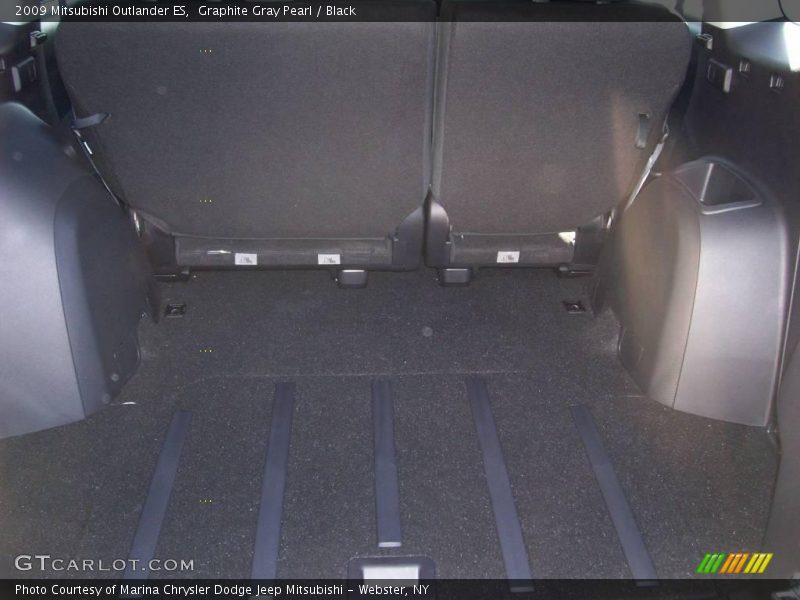Graphite Gray Pearl / Black 2009 Mitsubishi Outlander ES