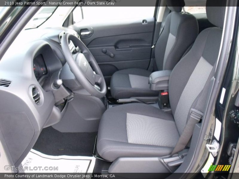Natural Green Pearl / Dark Slate Gray 2010 Jeep Patriot Sport