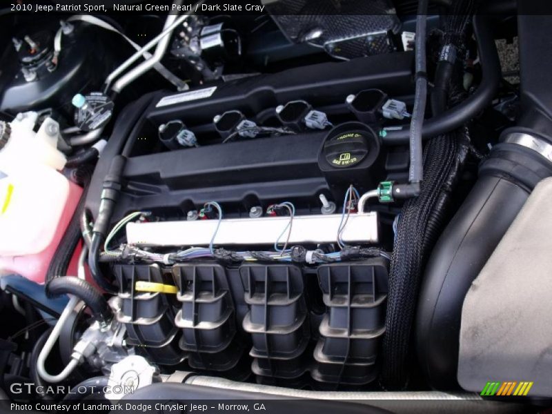 Natural Green Pearl / Dark Slate Gray 2010 Jeep Patriot Sport