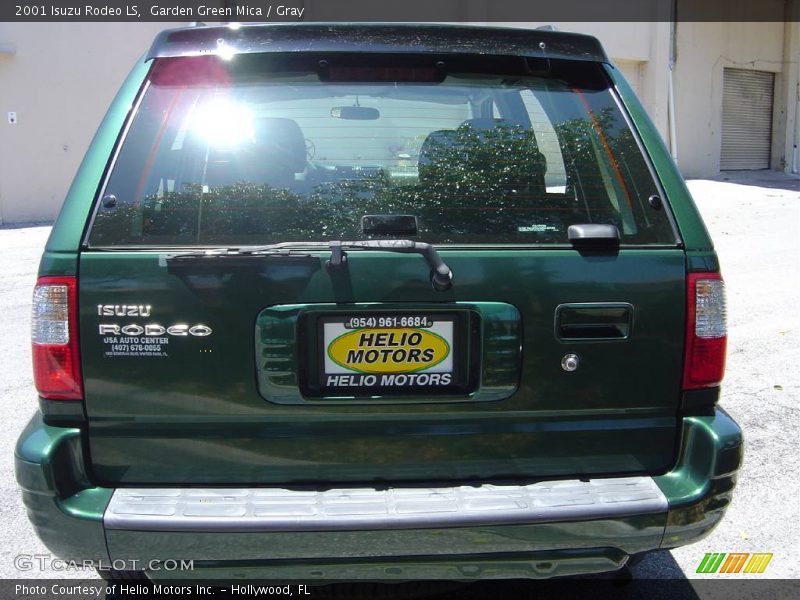 Garden Green Mica / Gray 2001 Isuzu Rodeo LS
