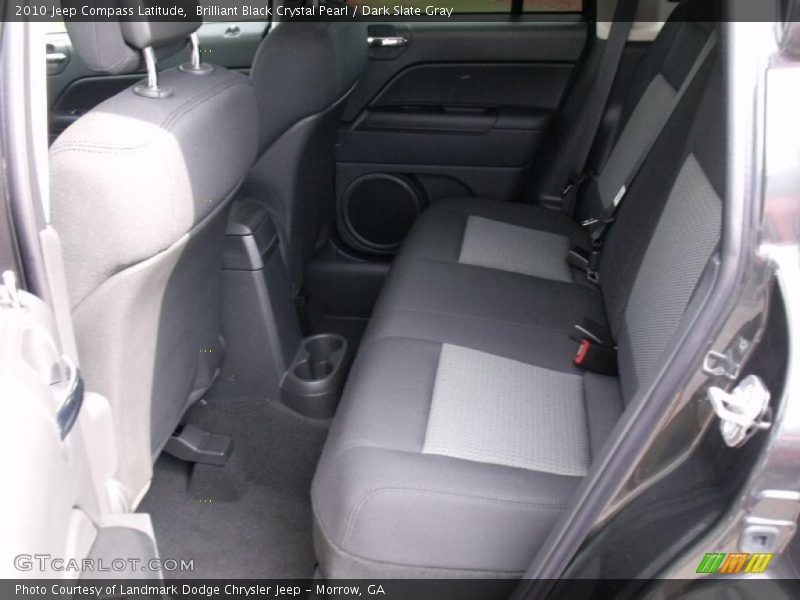Brilliant Black Crystal Pearl / Dark Slate Gray 2010 Jeep Compass Latitude
