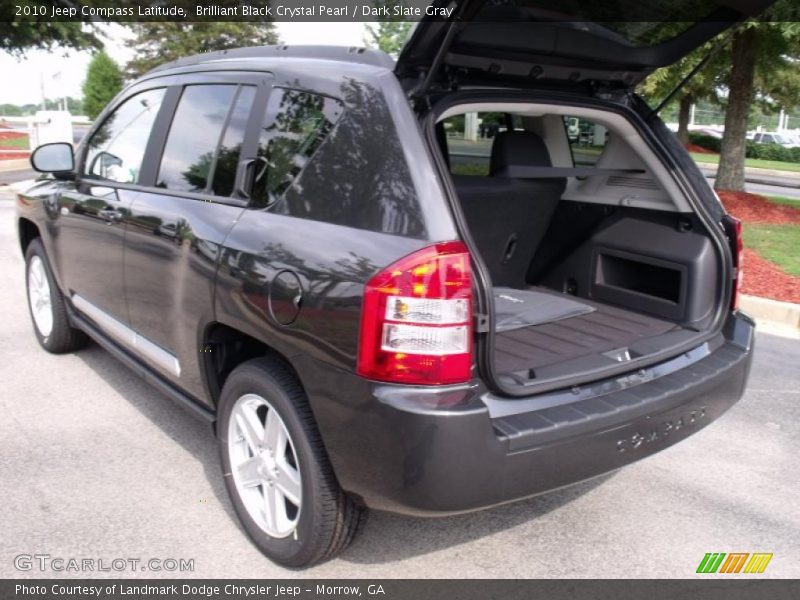 Brilliant Black Crystal Pearl / Dark Slate Gray 2010 Jeep Compass Latitude