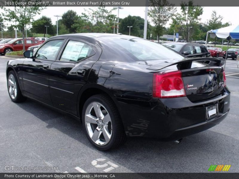 Brilliant Black Crystal Pearl / Dark Slate Gray 2010 Dodge Charger R/T