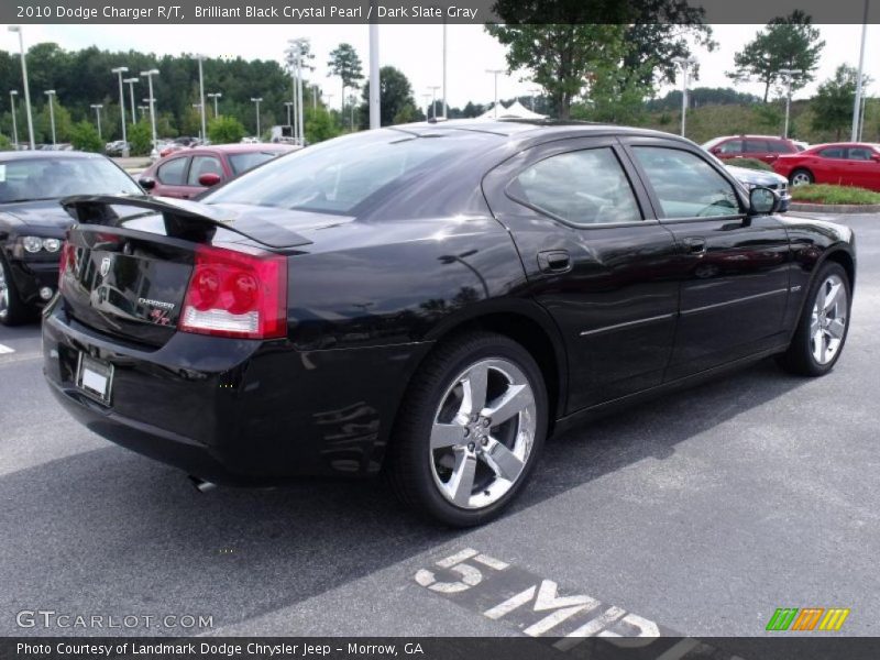 Brilliant Black Crystal Pearl / Dark Slate Gray 2010 Dodge Charger R/T