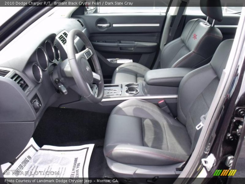 Brilliant Black Crystal Pearl / Dark Slate Gray 2010 Dodge Charger R/T