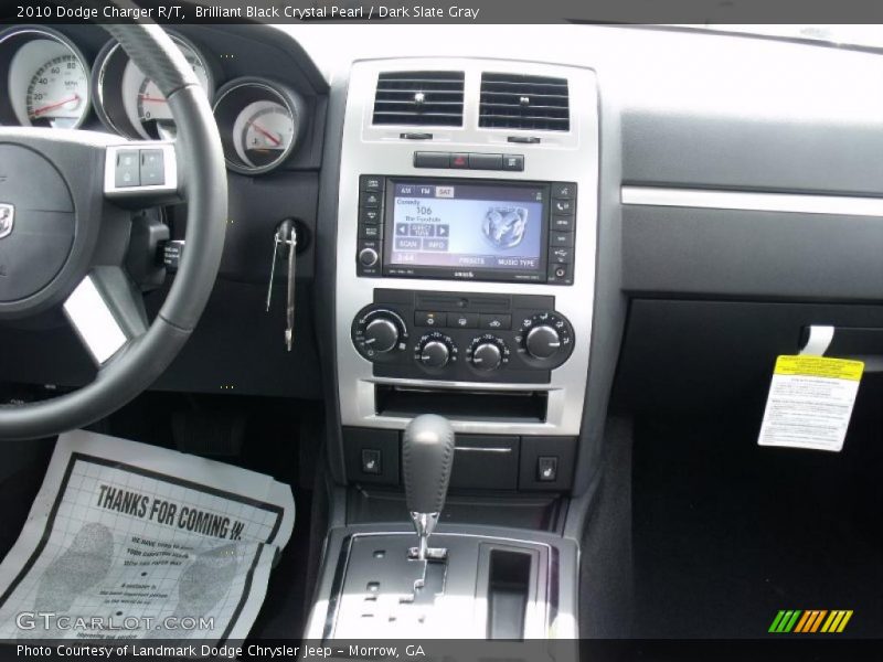 Brilliant Black Crystal Pearl / Dark Slate Gray 2010 Dodge Charger R/T