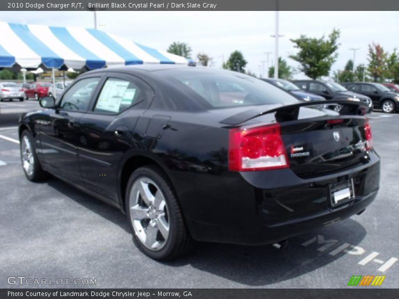 Brilliant Black Crystal Pearl / Dark Slate Gray 2010 Dodge Charger R/T