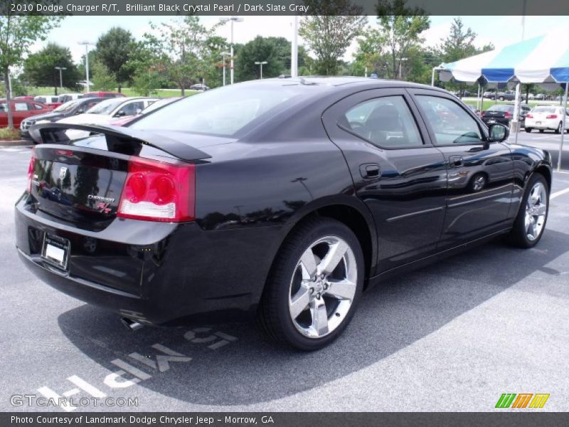 Brilliant Black Crystal Pearl / Dark Slate Gray 2010 Dodge Charger R/T