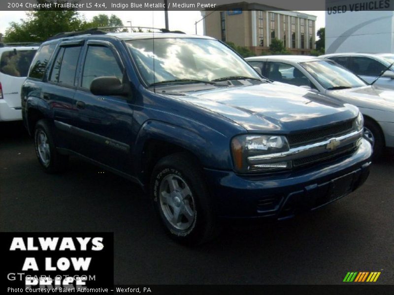 Indigo Blue Metallic / Medium Pewter 2004 Chevrolet TrailBlazer LS 4x4