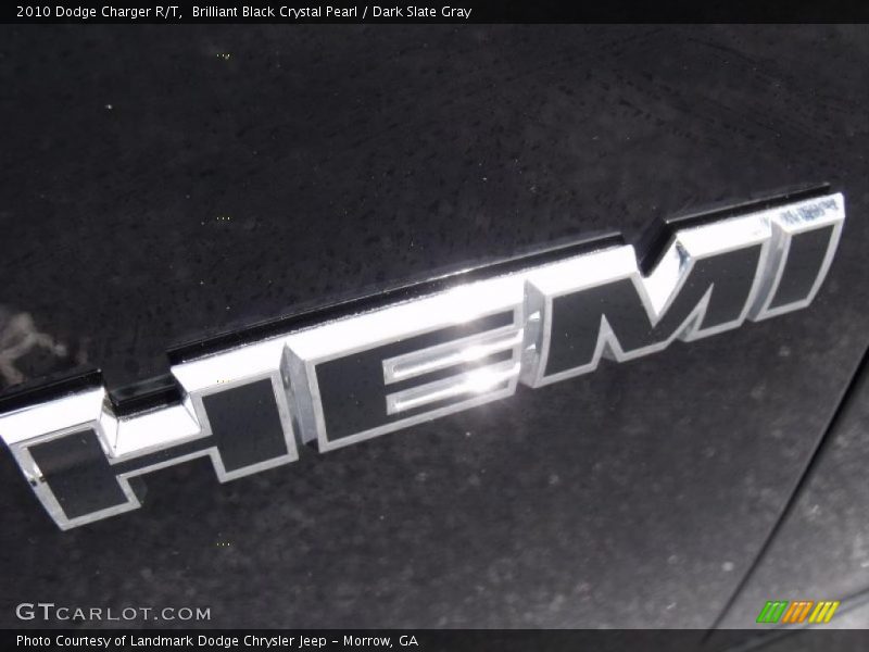 Brilliant Black Crystal Pearl / Dark Slate Gray 2010 Dodge Charger R/T