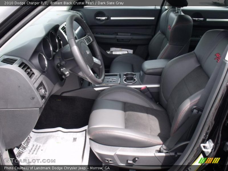 Brilliant Black Crystal Pearl / Dark Slate Gray 2010 Dodge Charger R/T