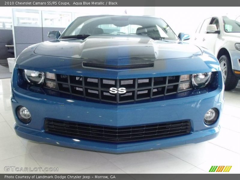 Aqua Blue Metallic / Black 2010 Chevrolet Camaro SS/RS Coupe