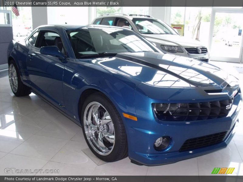 Aqua Blue Metallic / Black 2010 Chevrolet Camaro SS/RS Coupe