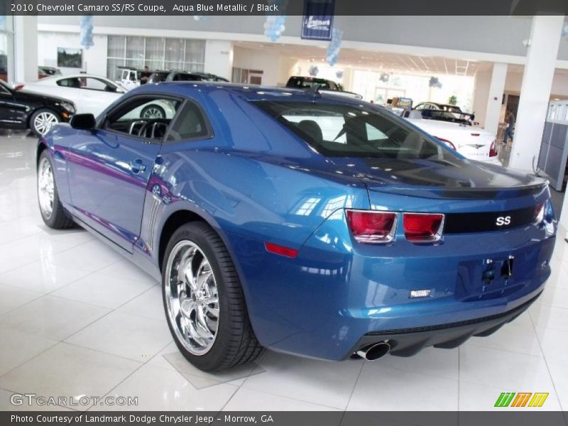 Aqua Blue Metallic / Black 2010 Chevrolet Camaro SS/RS Coupe