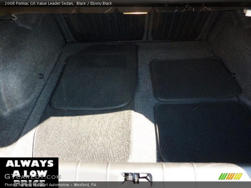 Black / Ebony Black 2008 Pontiac G6 Value Leader Sedan