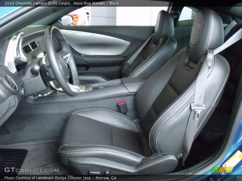 Aqua Blue Metallic / Black 2010 Chevrolet Camaro SS/RS Coupe