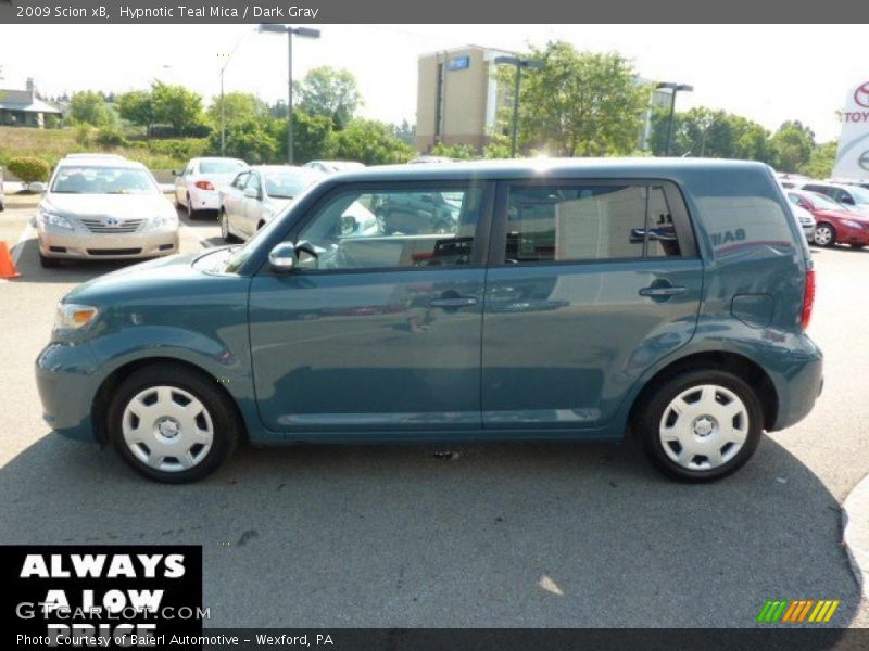 Hypnotic Teal Mica / Dark Gray 2009 Scion xB