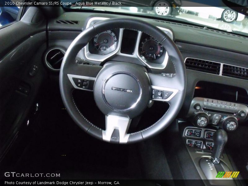 Aqua Blue Metallic / Black 2010 Chevrolet Camaro SS/RS Coupe