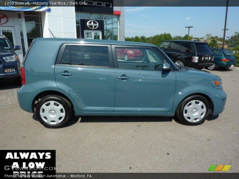 Hypnotic Teal Mica / Dark Gray 2009 Scion xB