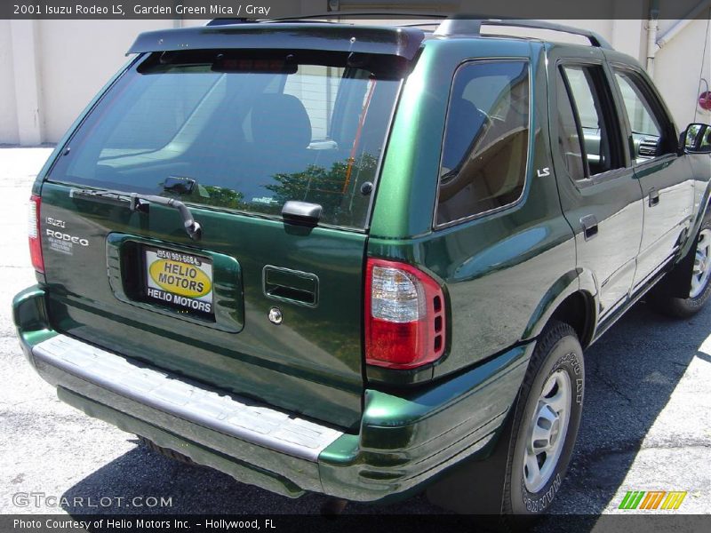 Garden Green Mica / Gray 2001 Isuzu Rodeo LS