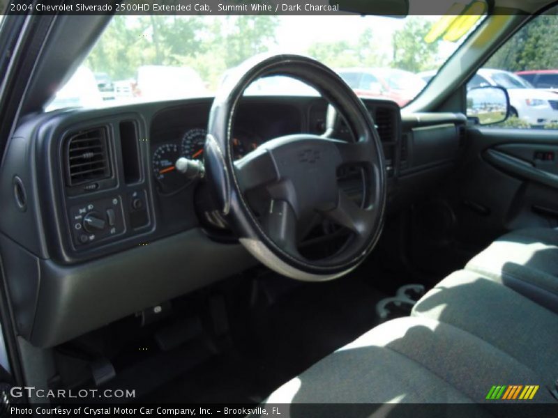 Summit White / Dark Charcoal 2004 Chevrolet Silverado 2500HD Extended Cab