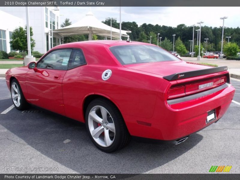 TorRed / Dark Slate Gray 2010 Dodge Challenger SRT8