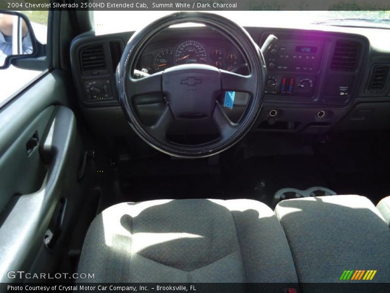Summit White / Dark Charcoal 2004 Chevrolet Silverado 2500HD Extended Cab