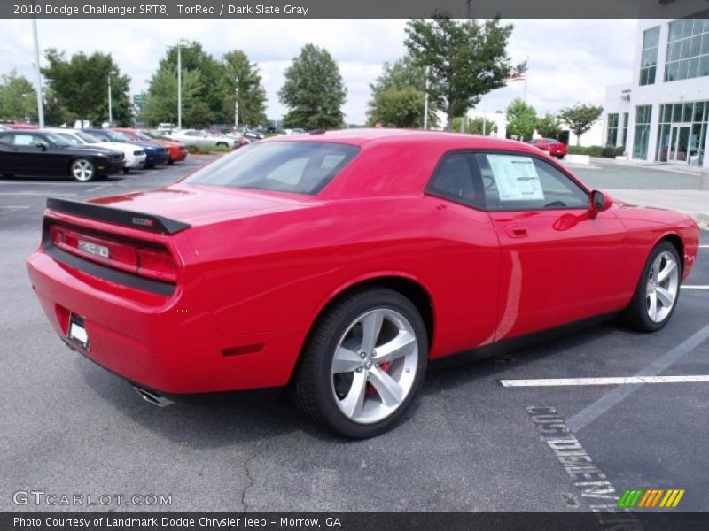TorRed / Dark Slate Gray 2010 Dodge Challenger SRT8