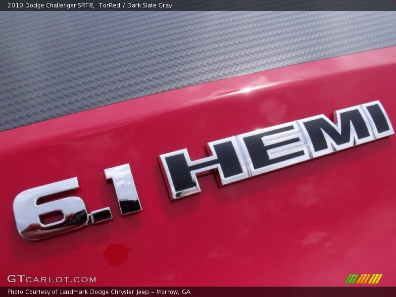 TorRed / Dark Slate Gray 2010 Dodge Challenger SRT8