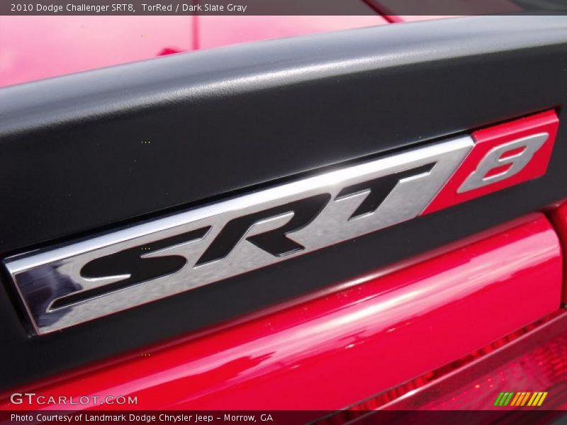 TorRed / Dark Slate Gray 2010 Dodge Challenger SRT8