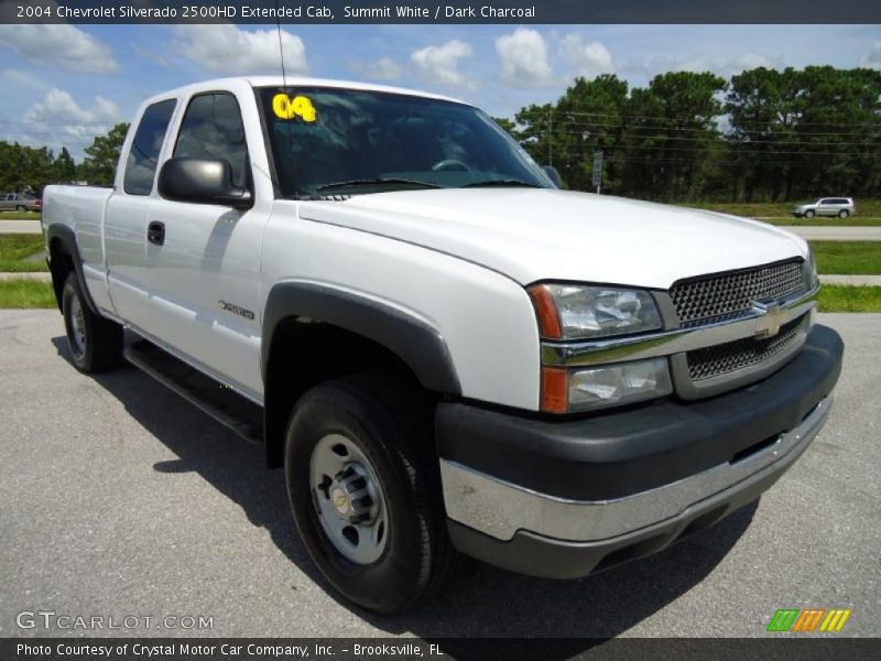 Summit White / Dark Charcoal 2004 Chevrolet Silverado 2500HD Extended Cab