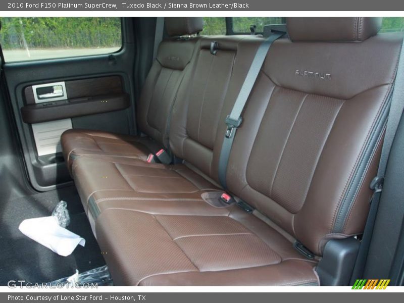 Tuxedo Black / Sienna Brown Leather/Black 2010 Ford F150 Platinum SuperCrew