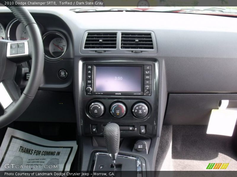 TorRed / Dark Slate Gray 2010 Dodge Challenger SRT8