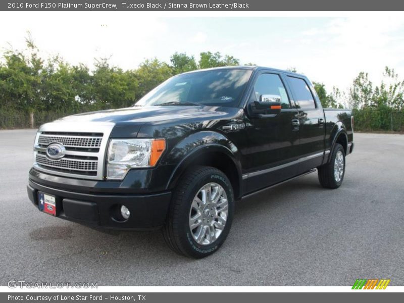 Tuxedo Black / Sienna Brown Leather/Black 2010 Ford F150 Platinum SuperCrew