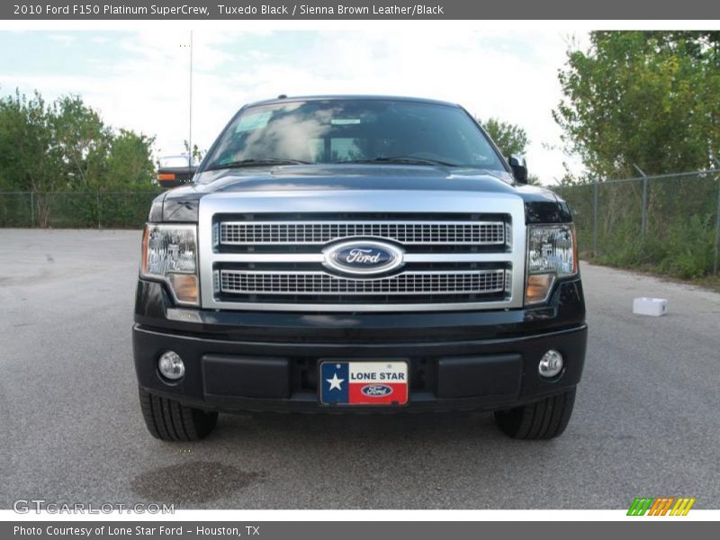 Tuxedo Black / Sienna Brown Leather/Black 2010 Ford F150 Platinum SuperCrew