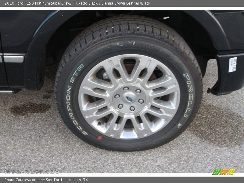 Tuxedo Black / Sienna Brown Leather/Black 2010 Ford F150 Platinum SuperCrew