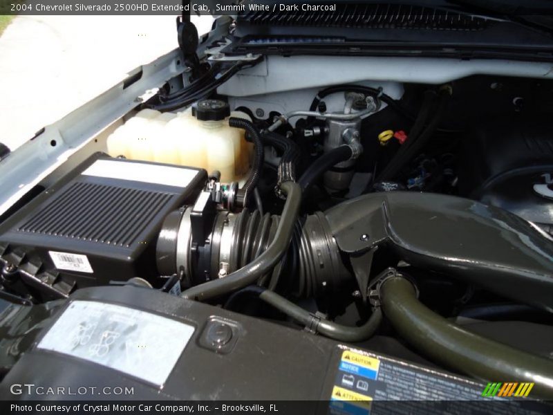 Summit White / Dark Charcoal 2004 Chevrolet Silverado 2500HD Extended Cab