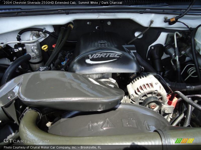 Summit White / Dark Charcoal 2004 Chevrolet Silverado 2500HD Extended Cab