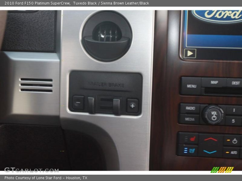 Tuxedo Black / Sienna Brown Leather/Black 2010 Ford F150 Platinum SuperCrew
