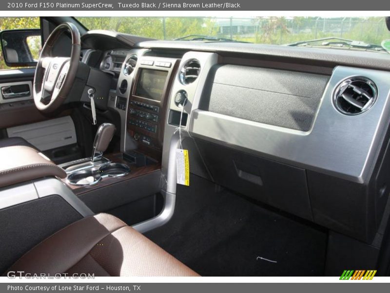 Tuxedo Black / Sienna Brown Leather/Black 2010 Ford F150 Platinum SuperCrew