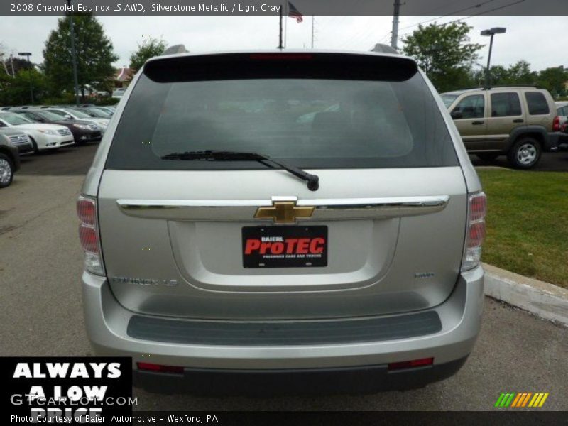 Silverstone Metallic / Light Gray 2008 Chevrolet Equinox LS AWD