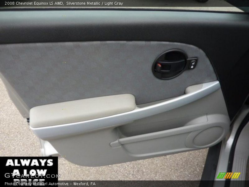 Silverstone Metallic / Light Gray 2008 Chevrolet Equinox LS AWD