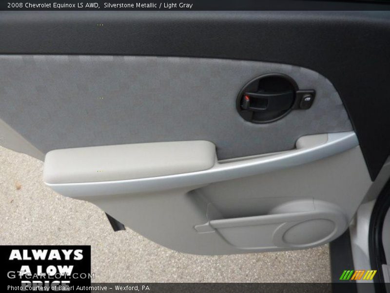 Silverstone Metallic / Light Gray 2008 Chevrolet Equinox LS AWD