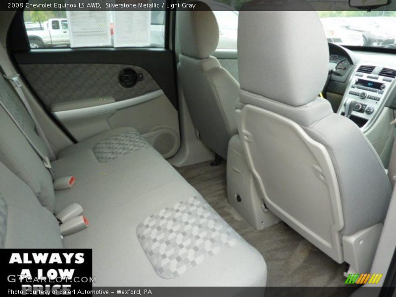 Silverstone Metallic / Light Gray 2008 Chevrolet Equinox LS AWD