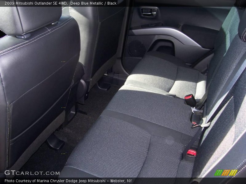 Deep Blue Metallic / Black 2009 Mitsubishi Outlander SE 4WD