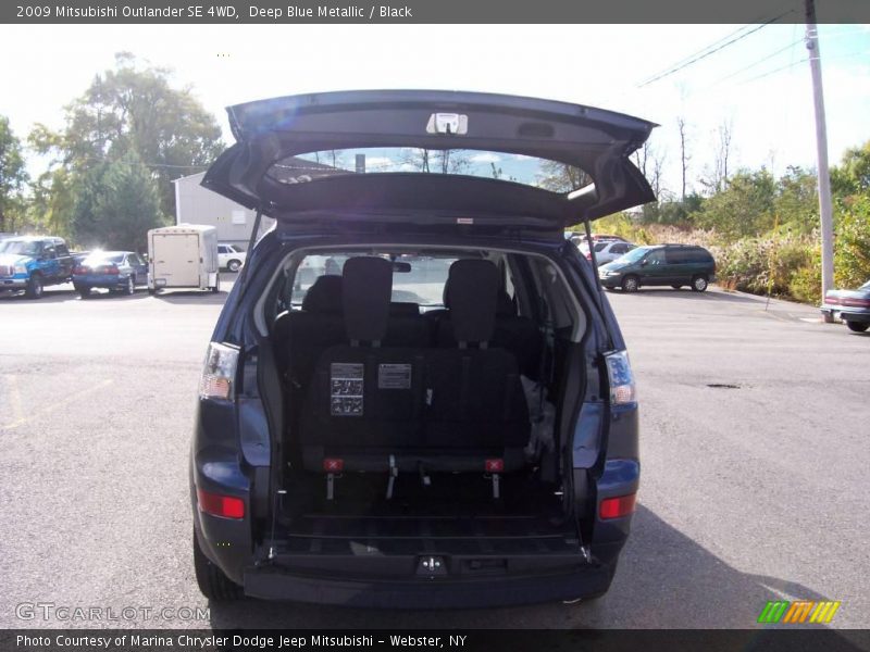 Deep Blue Metallic / Black 2009 Mitsubishi Outlander SE 4WD
