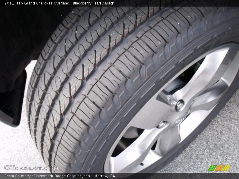 Blackberry Pearl / Black 2011 Jeep Grand Cherokee Overland