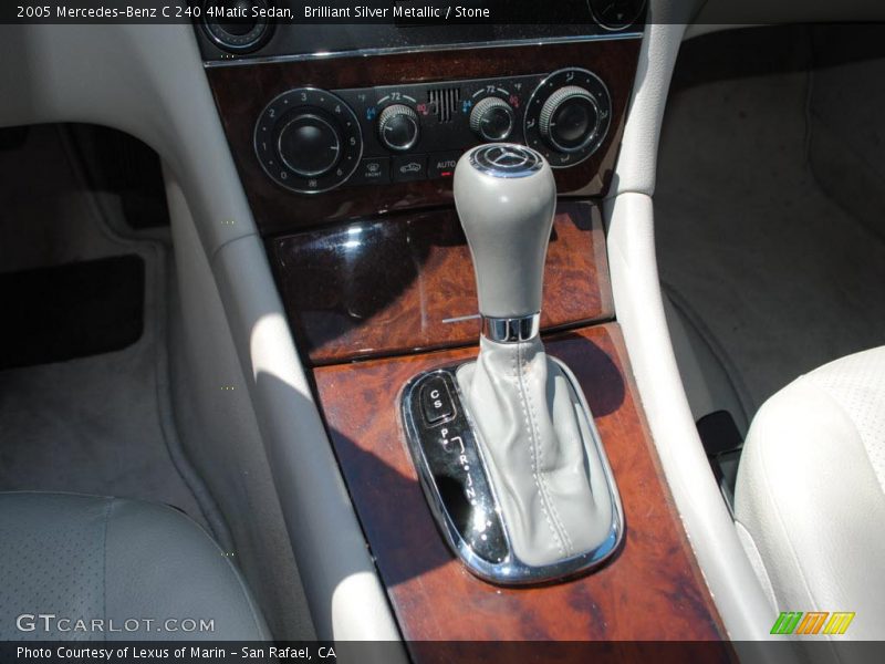 Brilliant Silver Metallic / Stone 2005 Mercedes-Benz C 240 4Matic Sedan