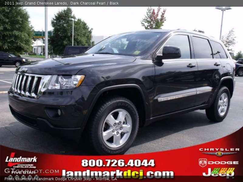 Dark Charcoal Pearl / Black 2011 Jeep Grand Cherokee Laredo